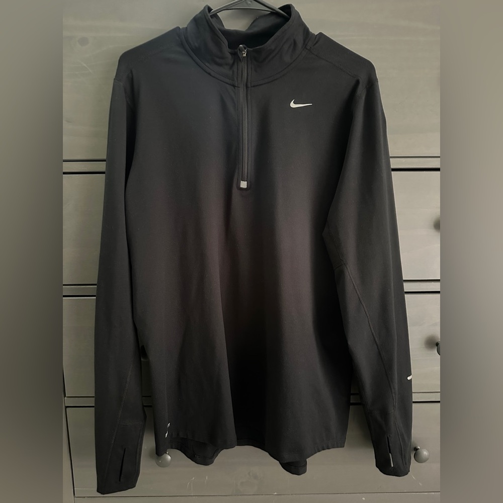 Nike quarter zip Dri-FIT Black running shirt